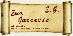 Ema Garčević vizit kartica